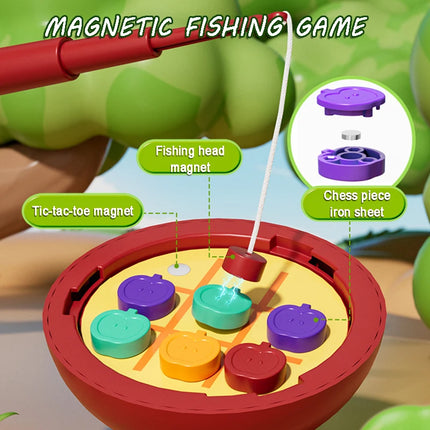 Apple Dog Smart Board Game Kids Magnet Flight Chess Logical Thinking Intellectual Play Baby Travel Creative Toy
