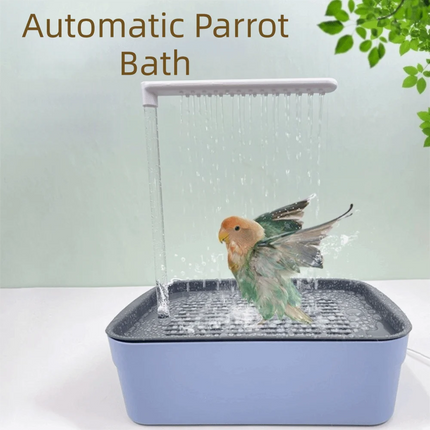 Automatic Circulating Water Bathtub Circulating Water Electric Parakeet Bathtub Shower Function USB Powered Birds Supplies