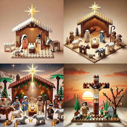 Sheep Compatible With LEGO Bricks Toys Christmas Easter Gifts