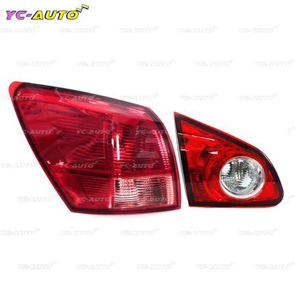 Car Rear Tail Light Signal Brake Lamp Without Bulb Inside Outside Taillight For Nissan Qashqai 2007 2008 2009 2010