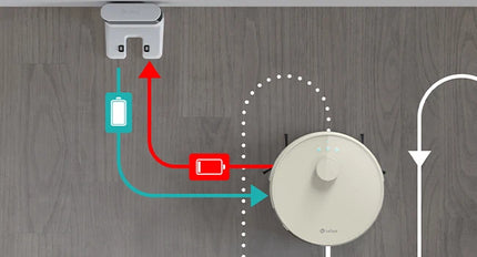 LEFANT M1 Robot Vacuum Cleaner with Mop,Lidar navigation (LDS), 4000Pa, 4000 mAh Battery, App/Alexa Control,Ideal for Hard Floor