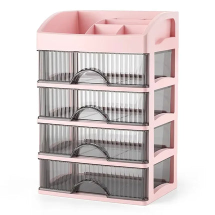 Storage box Multifunctional debris storage box Drawer-style dressing table Office desk Cosmetics multi-layer storage cabinet