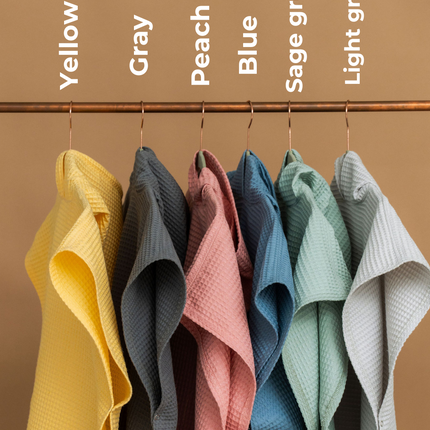 Waffle Fabric Kids' Poncho