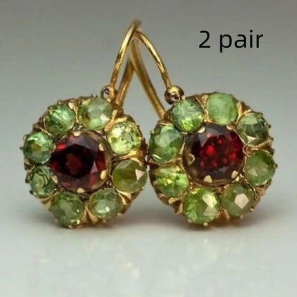 Retro Fashion Creative Ladies Rhinestone Earrings
