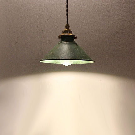 American Industrial Style Old Rust Restaurant Small Pendant Lamp
