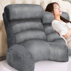 Elegant Dark Gray Faux Leather / Large Size 80x40cm