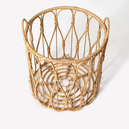 Rattan Storage Basket Woven Dirty Laundry