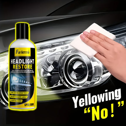 Professional Headlight Restorer - Remove Yellowing, Oxidation & Foggy Car Headlights