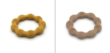 Full Three-dimensional Baby Silicone Teether Baby Molars Holding Round Teether