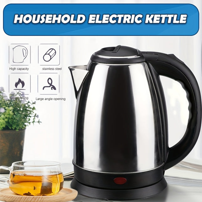 1pc High-power Electric Kettle, Stainless Steel Kettle, Large-capacity Automatic Power-off