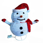 The snowman has a chassis