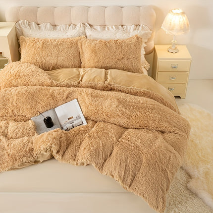 Duvet Cover Set, Winter Bedding, Machine Washable, Zipper Closure