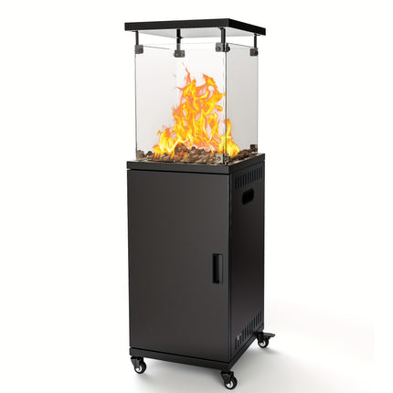 Outdoor Heater,Tempered Glass, Propane Outdoor Heaters
