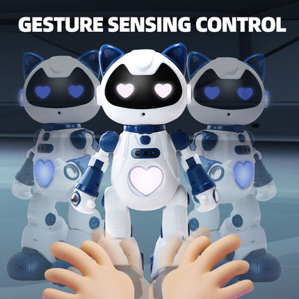 Intelligent Programming Gesture Induction Robot Spray Cool Breathing Lamp Children's Toys
