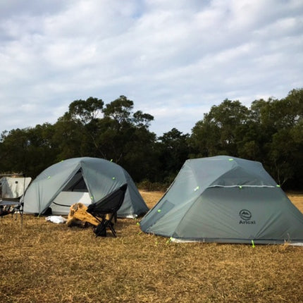 Double Layer Anti-storm Four Seasons Aluminum Pole Tent Outdoor Camping Tent