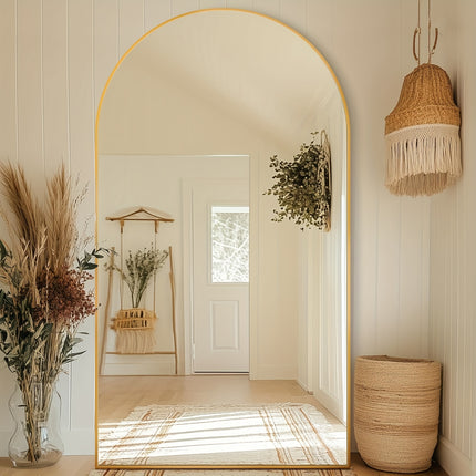 Full Length Mirror, Floor Mirror, Floor Standing Mirror Freestanding Arch Full Body