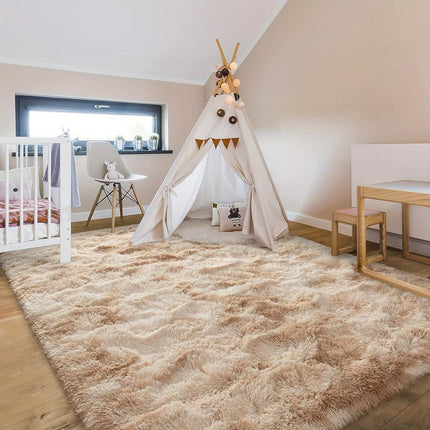 Extra Large Plush Mat - Extra Long 270x370cm/106.23x145.66in Soft Fluffy Mat, Non-Slip Backing,