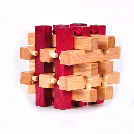 Wooden Educational Toys Burr Puzzle