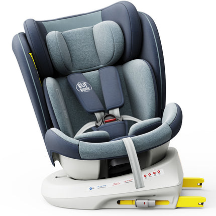 Car Seat TWT Plus Isize Buf Boof Blue with Isofix Rotating 360 Degrees Top Tether 0-36 Kg 40-150 Cm