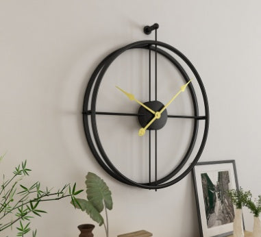 Fashion iron wall clock