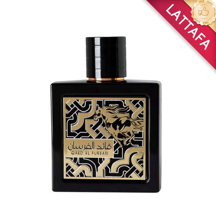 Lattafa Qaed Al Fursan Eau de Parfum for Men, 3.0 Fl Oz Warrior Spray, Bold Pineapple & Woody Scent
