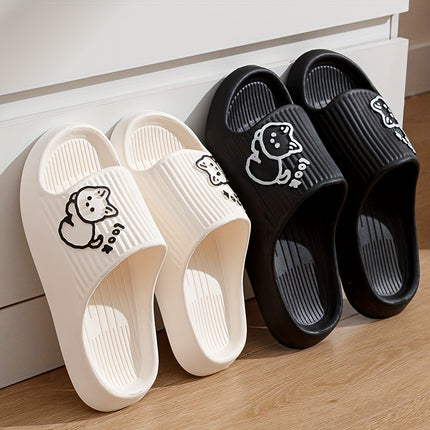 7 set Slippers for Women, Summer Indoor Home Bathroom Shower Sandals, Cartoon