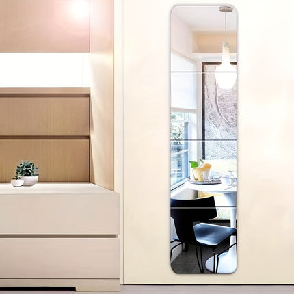 Mirror Wall Decoration, for Bedroom, Living Room, Office, Kitchen, Bathroom, Porch Dance Studio, Gym