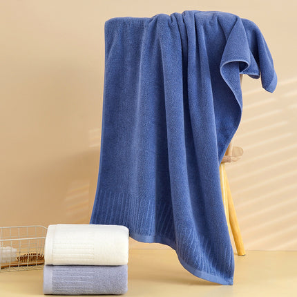 Pure Cotton Bath Towel Thickened Plus-sized Household Hotel Soft Absorbent Lint-free