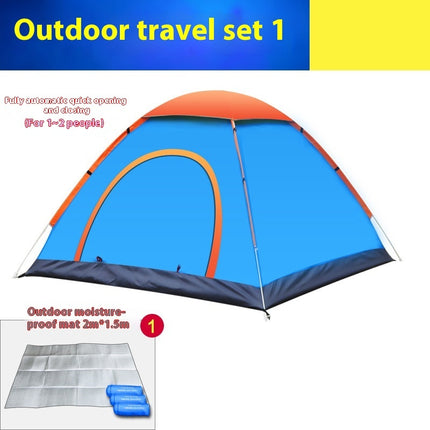 Automatic Double Multi-person Camping Camping Double-door Tent