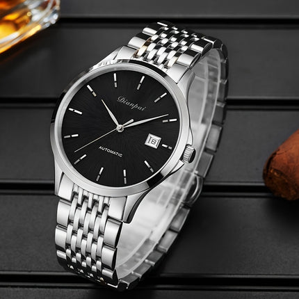 Men's Automatic Mechanical Watch Luxury Slim Sports Calendar Wristwatch Thanksgiving Day