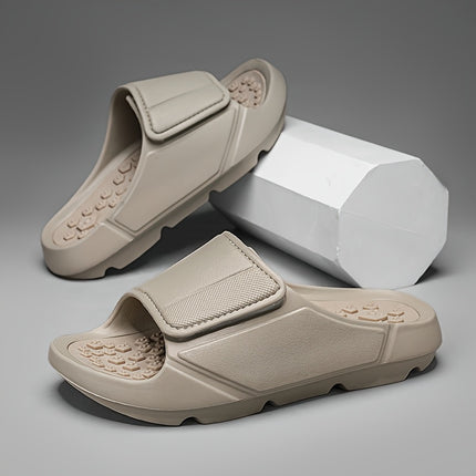 2 pcs Men'S Massage Sandals, New Style for Summer 2025, Breathable, Fashionable, And Comfortable