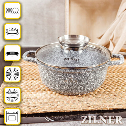 Kitchen Cookware Set 9-Piece  Cooking Pot Set