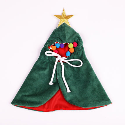 Christmas Halloween Turned Funny Cat Clothes Cloak