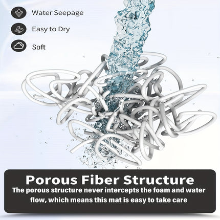 SIXHOME Non-Slip Bathtub Mat, Shower Mats for Bath Tub