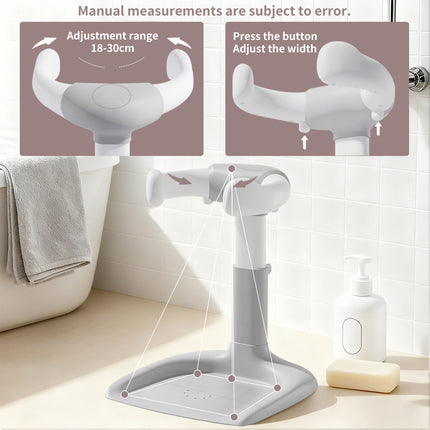 Baby Shower Stand | Adjustable Height and Armrest, Anti-Skip and Shower Head Holder