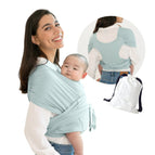 Cotton Baby Sling Light Blue