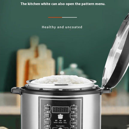 5L Pressure Cooker Multi-function Intelligent Reservation Timing Rice Cooker Household