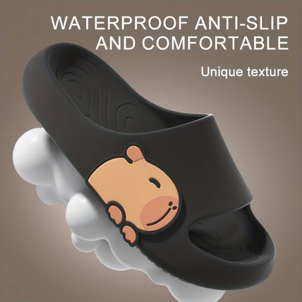 3 pcs Lightweight Slippers - Slip-On Low-Top House, Soft Cushioned Sole for Bathroom, Beach,