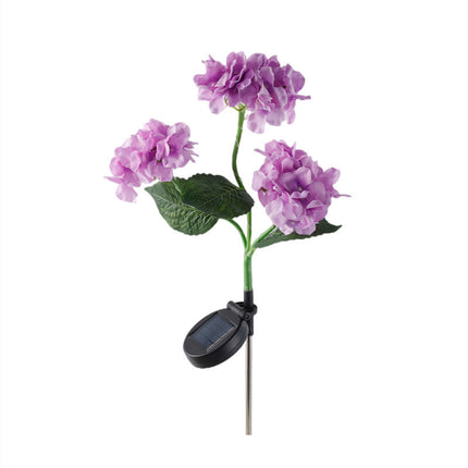 Solar Hydrangea Lights Floor Outlet Outdoor Garden Decorative Lights