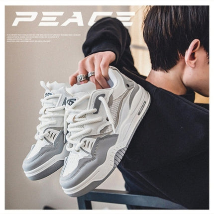 Lightweight Comfortable Athletic Shoes, Lace-Up Casual Running Walking Sneakers