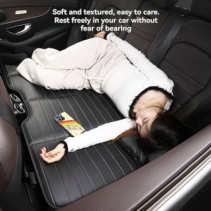 1pc Foldable Car Back Seat Mattress, Portable Travel Bed, Dog Car Seat Cover, Fits Most Cars/Suvs/Trucks, Concave Design for Camping And Road Trips RV Bed Mattresses