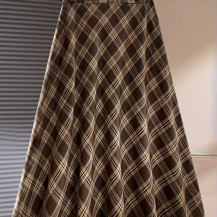 Stylish And Elegant Plaid Skirt for Women in Autumn And Winter