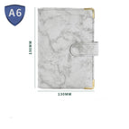A6 marble blue grey