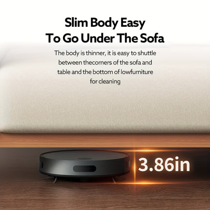 Self-Charging Robotic Vacuum Cleaner, 3in 1 Ultra-Slim Robotic Vacuum Cleaners for Hard Floors