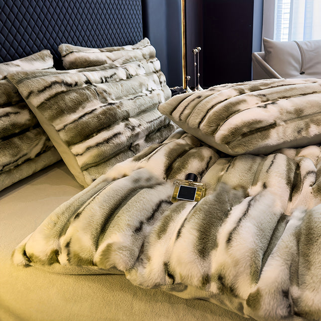 Rabbit Hair Blanket, Thick And Warm, Suitable For Winter Use, Soft, Comfortable And Fluffy