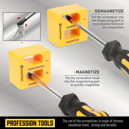 43pcs Magnetic Screwdriver Set Includes Slotted, Phillips, Hex, Torx, And Precision Screwdriver Sets,