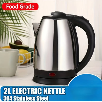1pc High-power Electric Kettle, Stainless Steel Kettle, Large-capacity Automatic Power-off