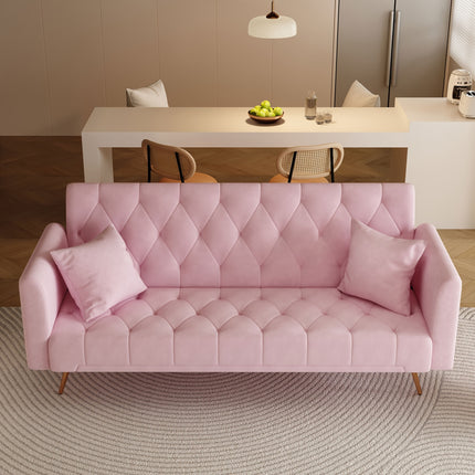 Sofa, American Retro Velvet, Suitable for Small Living Room, Bedroom, Office