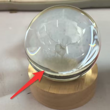 Usb Plug-in Luminous Crystal Ball Night Light