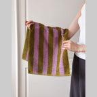 Coffee Pink Wide Strip / 35X76 2pcs